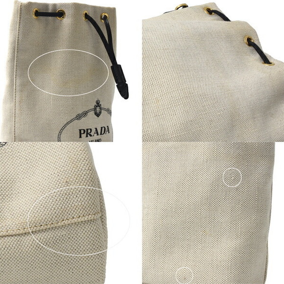 Prada Prada Canvas Bucket Bag 1NE369 Canvas Shoulder Bag 1NE369 - Picture 6 of 8